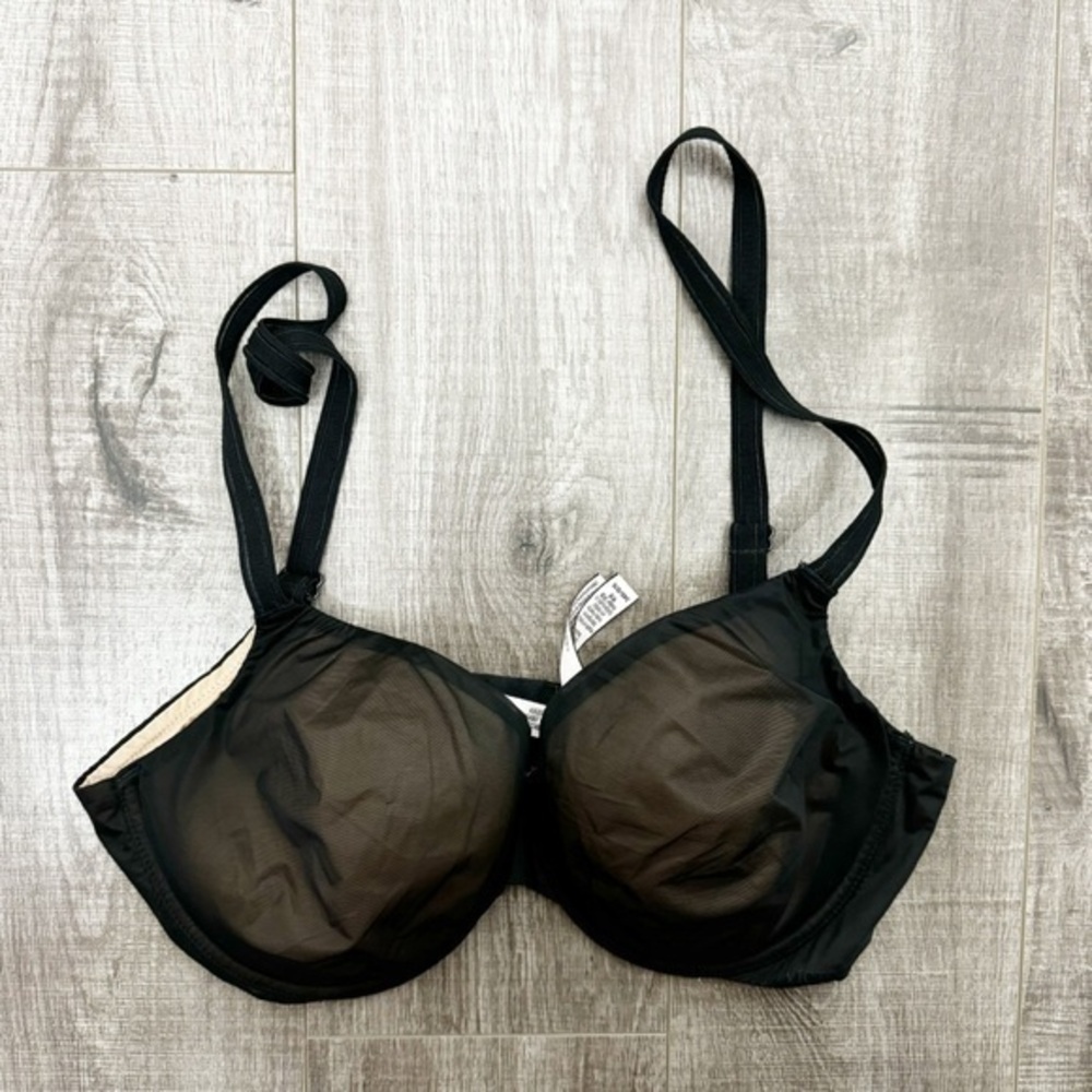 Victoria's Secret Lined Perfect Coverage Bra in Black Size 34D